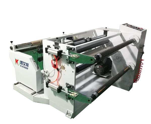 Cheap PET Shearing Polyester Film Slitting Machine Automatic With Meter Calculation for sale