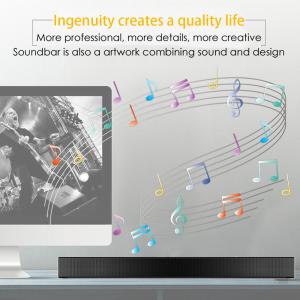 Universal 2.0 Channel Bluetooth Soundbar Speaker With Optical Inputs