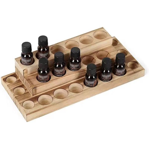 Cheap Multifunctional wooden 4-layer essential oil storage shelf display shelf for sale