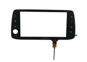 Customized Car Capacitive Touch Screen Atmel IC For Car Navigation Display