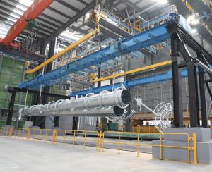 Customizable Color 2.0~3.0mm Accuracy Temperature Controlling Hot Dip Galvanizing Line
