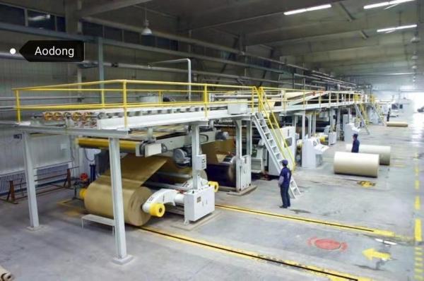 Cheap Servo Control Automatic Carton Making Machine , Corrugated Board Production Line for sale