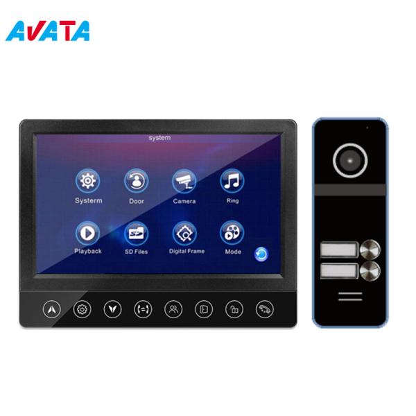 Cheap 7"Ahd Screen Motion Detection Video Doorbell Intercom with CCTV camera and PIR sensor for sale