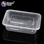 650ml Microwavable disposable plastic food container bento lunch boxes