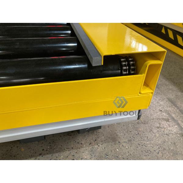 Hydraulic Powered Electric Roller Lift Table 2 Ton 1000kg 900mm Maximum Height