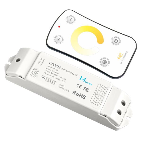 Cheap 433.92 MHz RF LED Strip Controller , Wifi Led Rgb Controller For Strip Lighting for sale