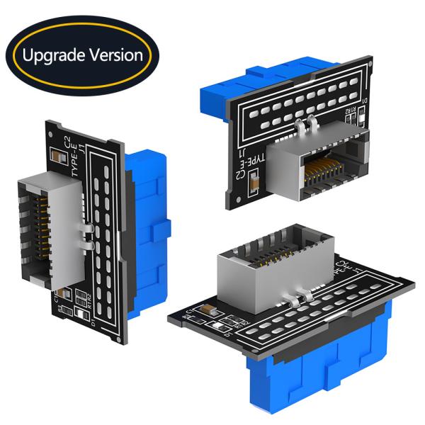 Cheap Vertical Header USB 3.1 Front Panel Socket Key A Type E To USB 3.0 Male Extension for sale