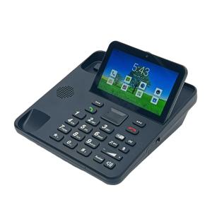 Best Black Android LTE Fixed Wireless Landline 4G SIM Network Video Phone wholesale