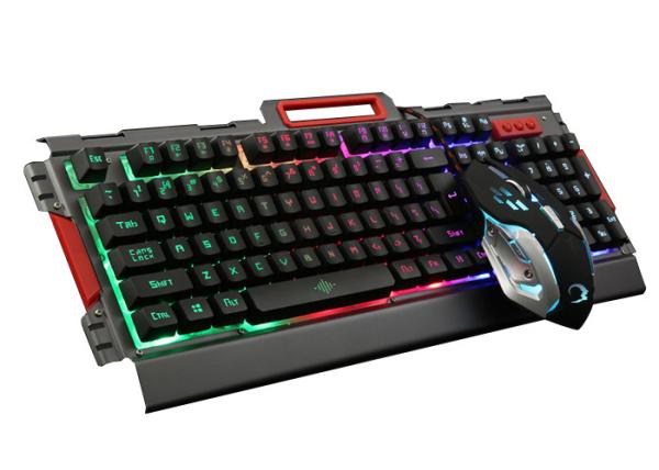Cheap CE / ROHS Approved Illuminated Wireless Keyboard And Mouse Combo With USB Receiver for sale