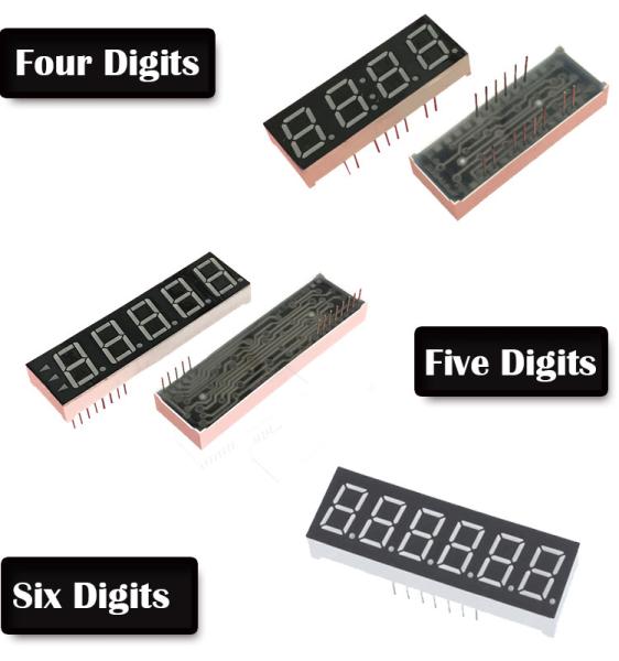 Cheap Wholesaler Customized 3.6v Common Anode Smd LED Segment Display 7 Segment 10mm Pixels for sale