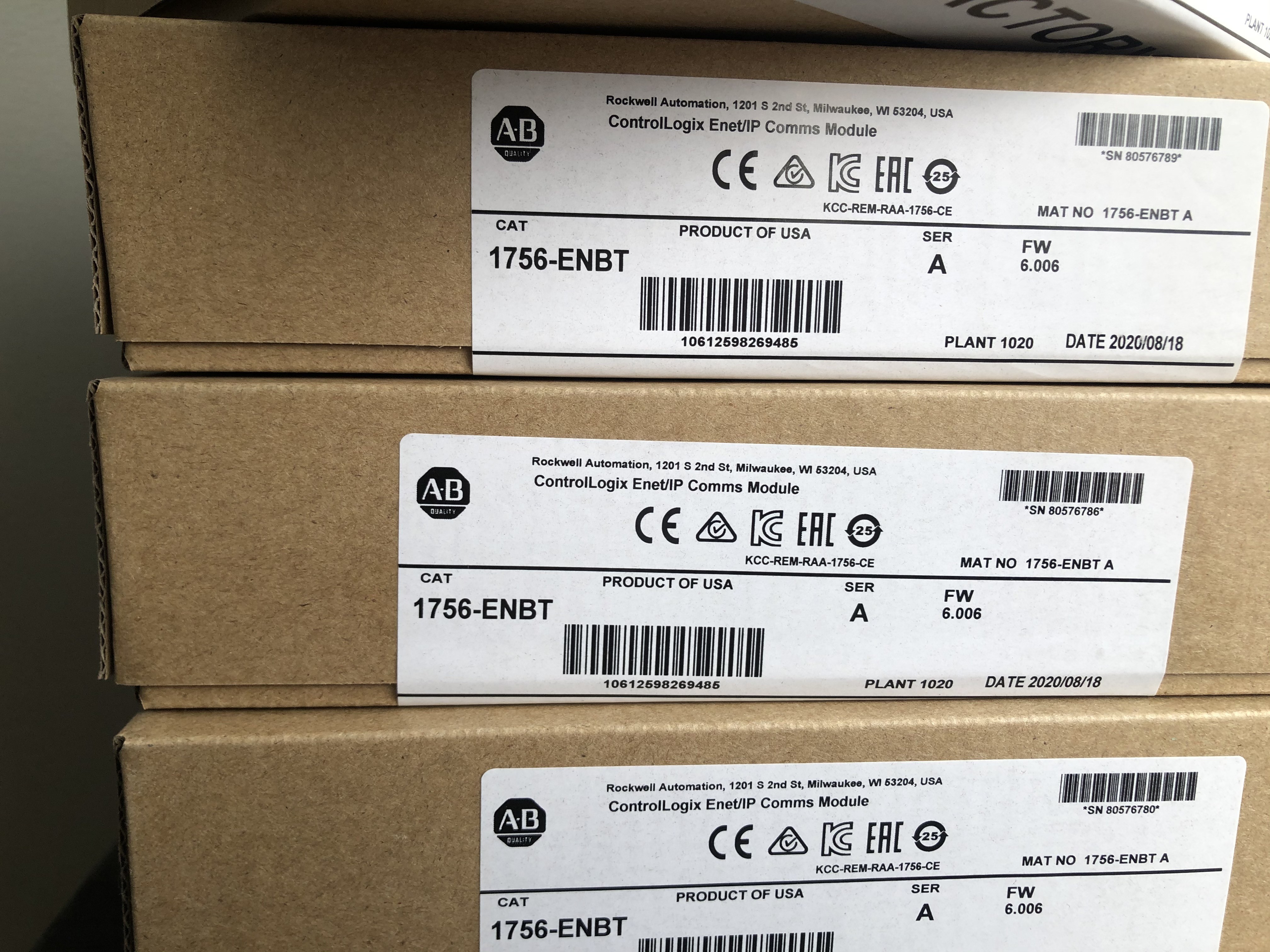 1756-EN2T A-B Control System Module ALLEN BRADLEY ControlLogix EtherNet/IP bridge Module