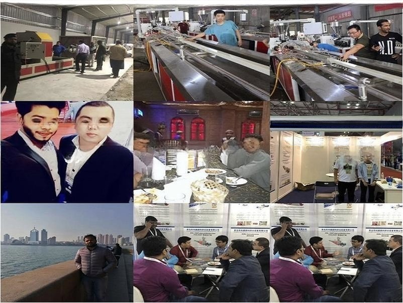 LED Lamp Plastic Profile Extrusion Machine 250kg/H WPC Profile Production Line