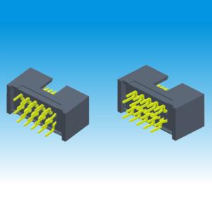 Best H10.5 Four Row 56P Polyester LCP Box Header Connector DC3 wholesale