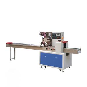 China Pillow Bag Automatic Horizontal Flow Wrap Packing Machine For Food on sale