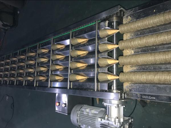 Cheap Automated Ice Cream Cone Making Machine With Schneider PLC Controller for sale