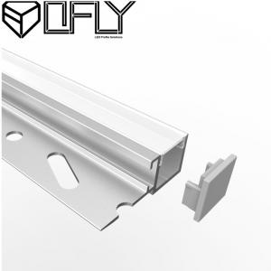 Best Embedded Gypsum Plaster LED Profile Oblong Aluminium Drywall Profiles 39*15mm wholesale