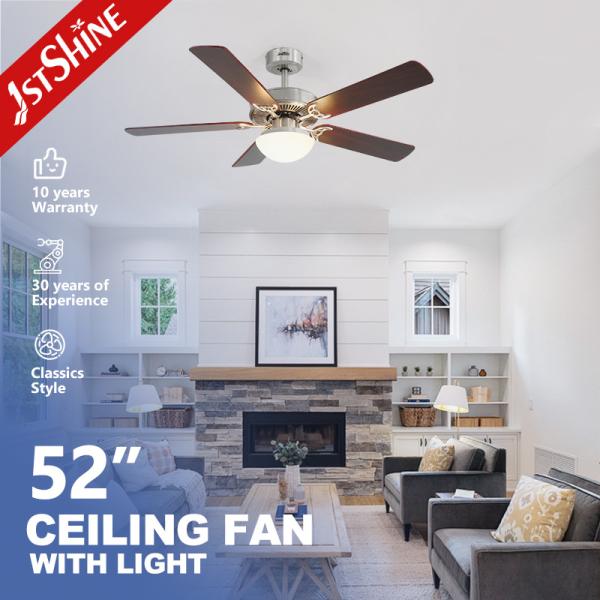 Cheap Modern Design Smart Home Remote Control LED Ceiling Fan Light with 2- Coverage for sale