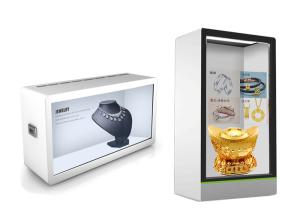 China 43 Inch TFT IPS Transparent Lcd Panel Advertising Monitor Showcase on sale
