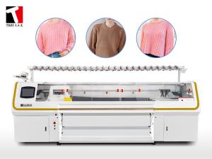 three System Computer Controlled Knitting Machine With 4 Guide Rails