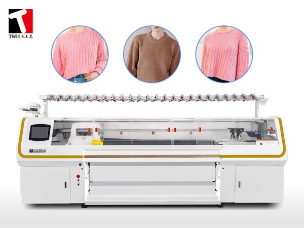 Cheap three System Computer Controlled Knitting Machine With 4 Guide Rails for sale