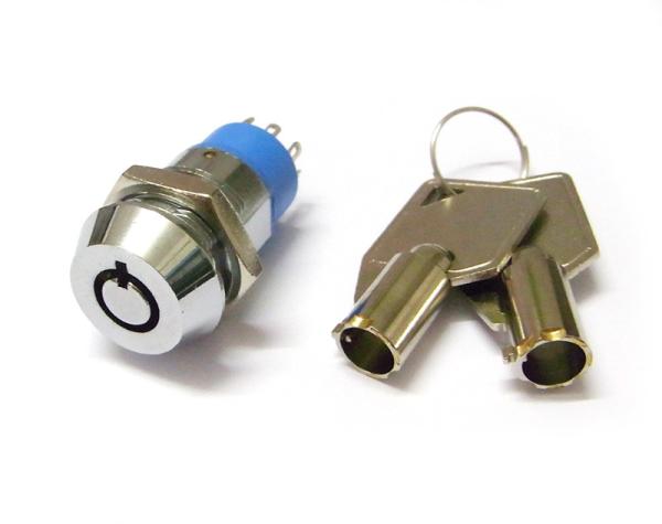 Cheap Large Tubular Key Switch Lock 8 Connecter Key Switch Lock with Tubular Keys for sale