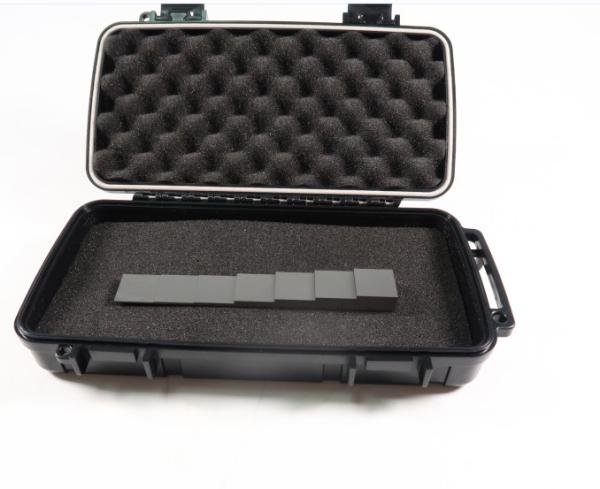 Cheap 7 Step Ultrasonic Test Block / Calibration Block / 7075 Alumi Test Block With Certificate Suitcase 0.1-0.7 Inch for sale