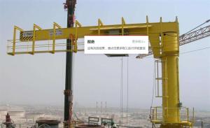 China Floor Pillar Mounted Slewing Jib Crane 3T 5T 360 Degree Rotating Customized Span on sale