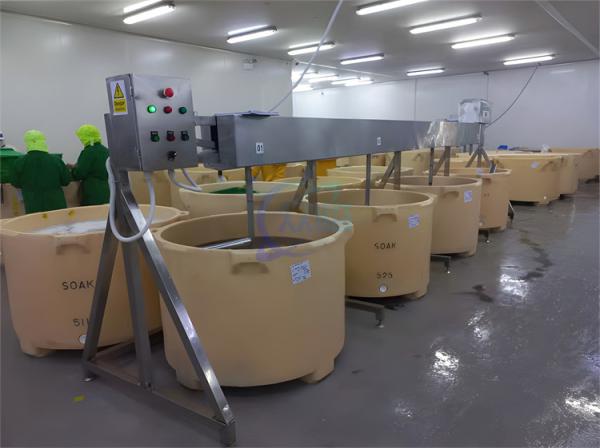 Cheap Large capacity drum mixer Shrimp Processing for sale