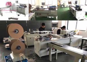 Double ring wire binding machine with hole punching function PBW580