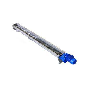 China 30t/H Portable Inclined Ss Screw Conveyor U Groove Sludge Screw Belt Conveyor on sale