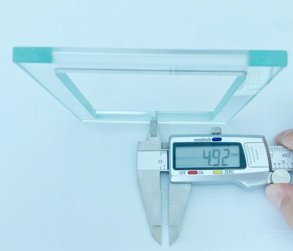 Cheap 6mm Tempered Glass Panels Polished Edge For LCD Screen for sale
