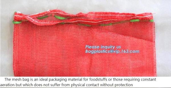Cheap Plastic mesh net raschel bag in roll for automatic packing,Plastic raschel raschel PE fruit mesh net bag, bagease, pack for sale