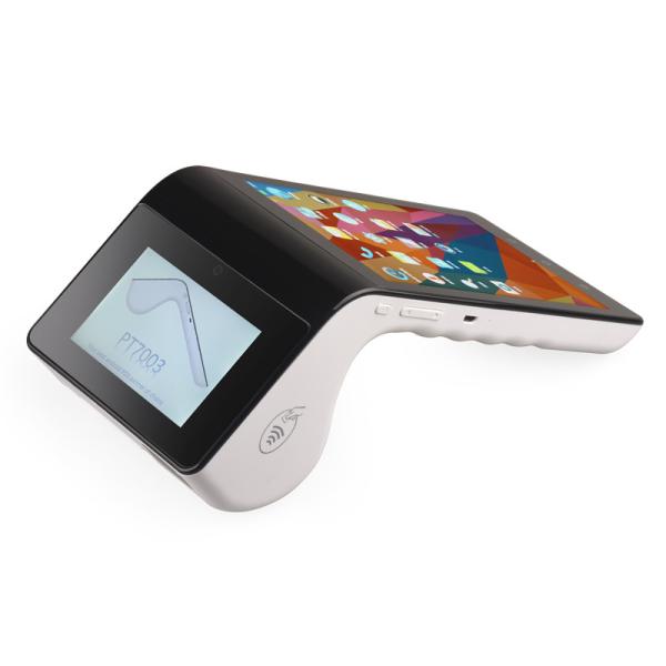 Cheap All In One Smart Pos Terminal , Pos Credit Card Machine NFC RFID Barocde Scannner for sale
