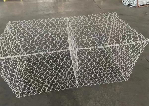 Cheap 100x80mm Galvanized Hexagonal Chicken Wire Mesh Metal Wire Mesh Gabion 2x1x1m Box Mesh for sale