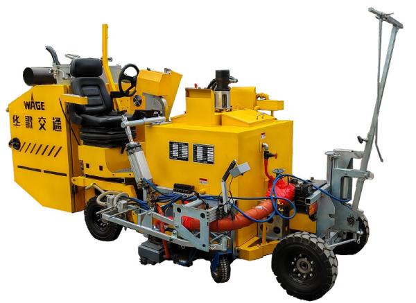 Cheap Auto Driving Mode Middle Size Passenger Thermoplastic Road Marking Truck 4KM/h Marking Speed for Marking for sale