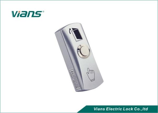 Cheap Waterproof Small Door Exit Button , Push To Release Button For Door Access for sale