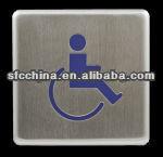 Cheap Anti-theft 4.5" square push to open or push to exit switch for Handicap door push button for sale