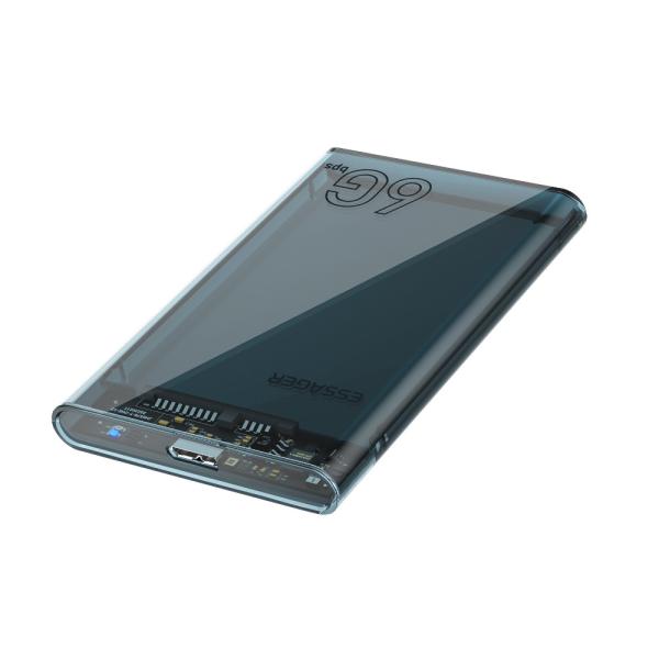 Cheap SATA Hard Drive Enclosure Disk Enclosure Transparent 2.5 Inch for sale