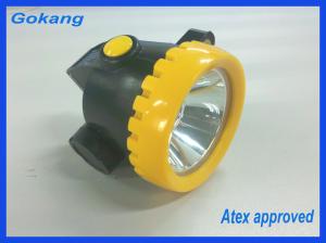China IP65 miners cap lamp, ATEX certification led mining lighting, Gokang best quality led coal miners headlamp on sale