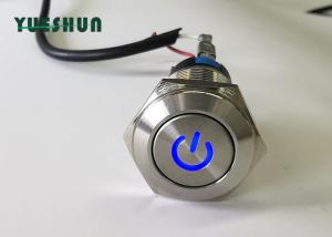 Best Stainless Steel Push Button Switch LED Illuminated Power Type Long Service Life wholesale
