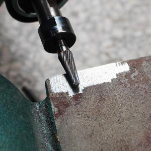 Best Woodworking Carbide Burrs 6mm Double Cut Carving Grinder Bit Engraving Tungsten Tool Bit wholesale
