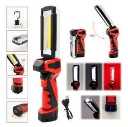 China Rechargeable LED Hand Held Work Light Foldable Power Bank Emergency Light on sale