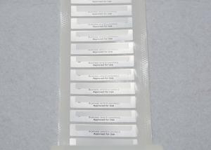 Matt silver coated partial transfer open void label for warranty