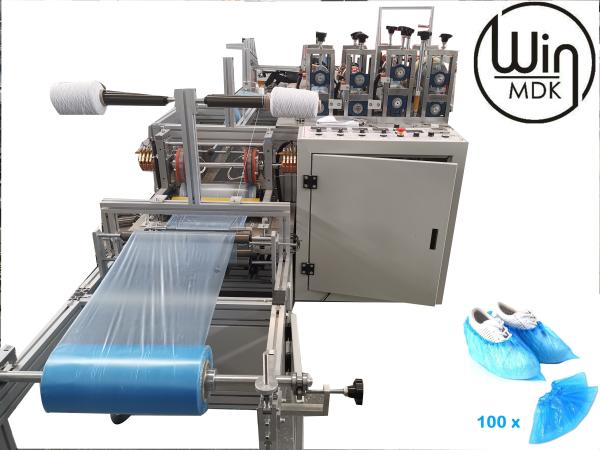 Cheap 150pcs/Min HDPE Plastic Shoe Cover Making Machine Automatic for sale