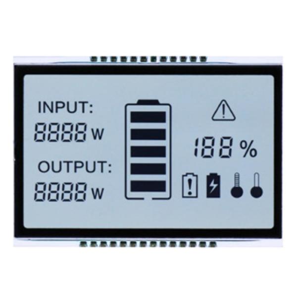 Customized segment screen Bluetooth speaker displays temperature, voltage,