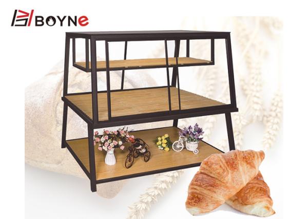 Cheap Custom Size Canteen Cake Display Case Island Bread Display Showcase for sale