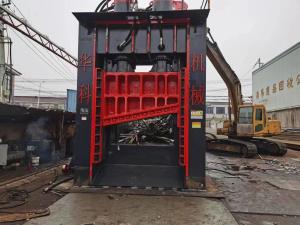 Best PLC Automatic Control Scrap Metal Shearing Machine With 2 Remote Controls High Efficiency wholesale