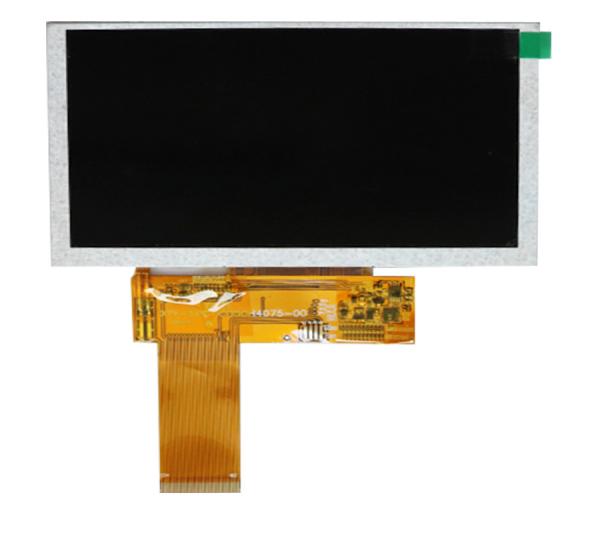 Cheap 800*480 Resolution Car LCD Monitor With Hdmi Input 5 Inch Boe Lcd Display for sale