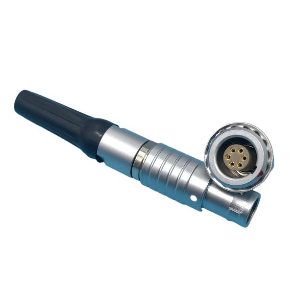 Cheap Circular Self Locking Connector 6 Pin With Push Pull Self Latching System for sale