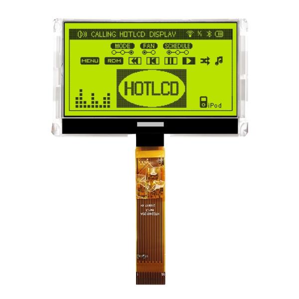 Cheap 240X120 LCD Module TFT Graphic With Side White Backlight HTG240120A for sale